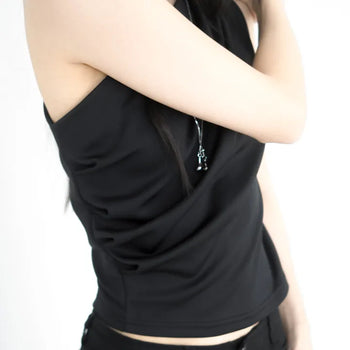sara one-shoulder span top (2c)