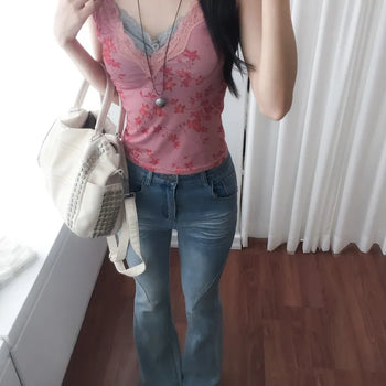 sakura sleeveless top