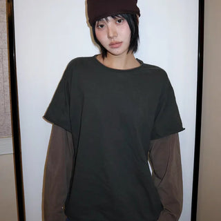 Vintage Cut-Off Layer Tee