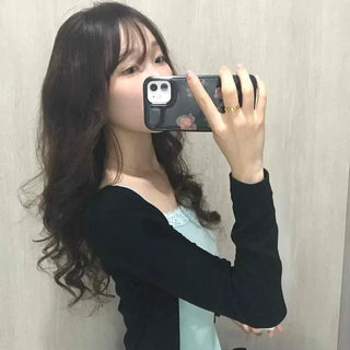 V-Neck Open Button Knit Cardigan