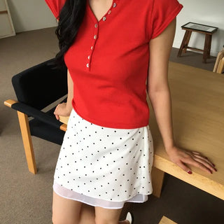 Merry Linen Short Sleeve Knit