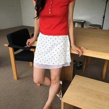 Cony Dot Midi Skirt