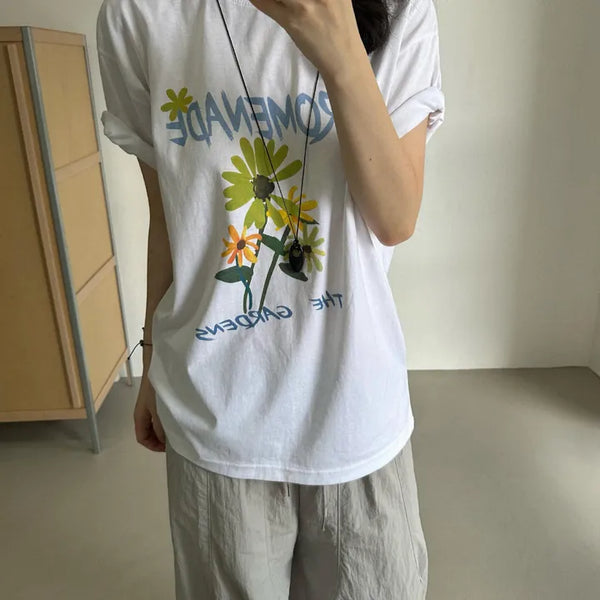 Promenade Oversized Short Sleeve T-shirt (2 colors)