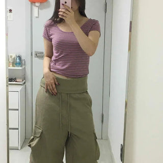 Keyshot Pocket Wide Bermuda Cargo Pants