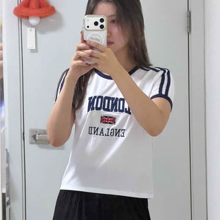 London Contrast Cotton Short Sleeve T-shirt