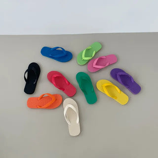 Hot Pink Size M Same-day Shipping* Rainbow Flip-flops