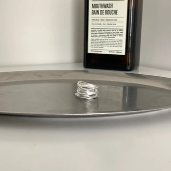 Serua Wave Layered Ring