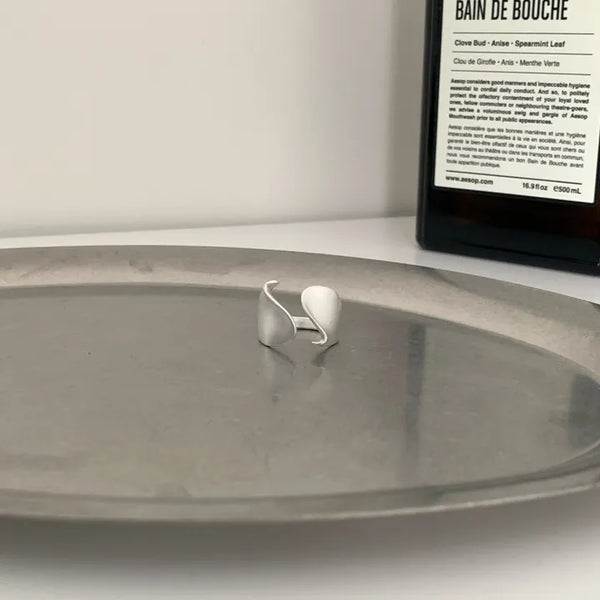 Rohael Fluid Drop Open Ring