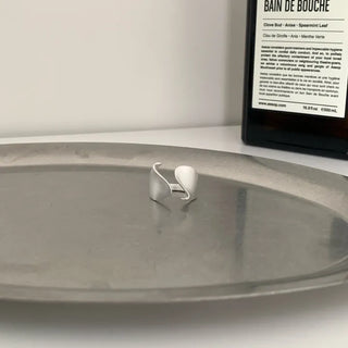 Rohael Fluid Drop Open Ring