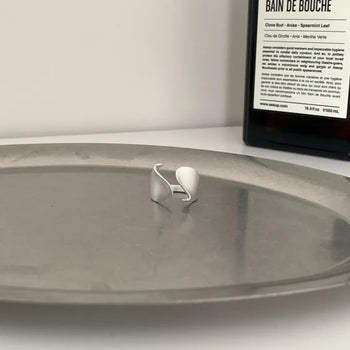 Rohael Fluid Drop Open Ring