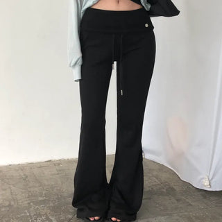 Paint Autumn Semi-Low Bootcut Training Pants