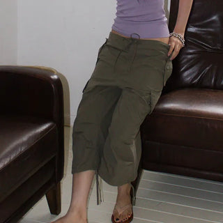 Bootcut Cargo Bermuda Shorts