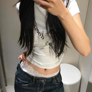 Lace Micro Low-Rise Slim Fit Cotton Tencel Undershorts