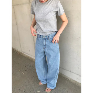 Round neck short sleeve T-shirt (5 colors)
