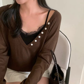 Bellier Lace Sleeveless Strap Top