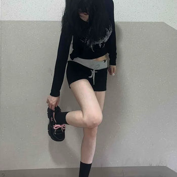 Color Block Training Low-Rise Slim Micro Shorts
