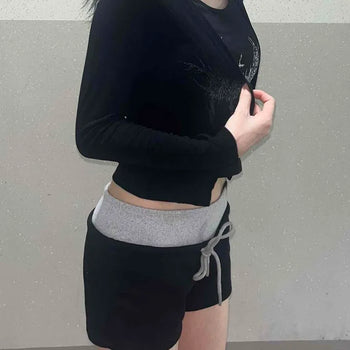 Tencel V-Neck Open Slim Fit Crop Cardigan