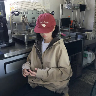 [UNISEX] Howi Color Block Hooded Jacket