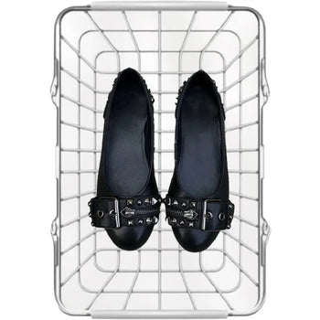 26FW Zipper Studded Flat Shoes