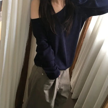 *Layered* Formal Deep U-Neck Knit