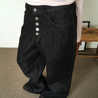 *High Quality/Made in Korea* Eye Button Non-Fade Denim