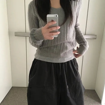 *Delicate Fit* Need Mohair Ribbed Knit