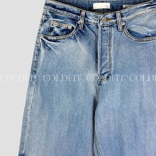 Brush denim pants