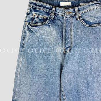 Brush denim pants