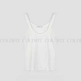 Warm Ribbed Sleeveless Top