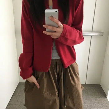 Hold Soft Round Cardigan