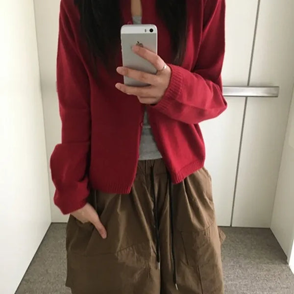 Hold Soft Round Cardigan