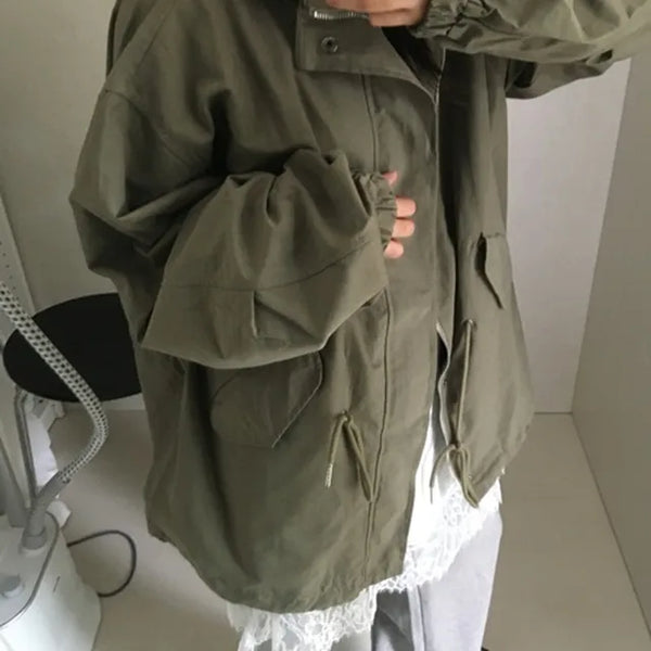 *High Quality* Kiki Hooded Oversized Field Jacket