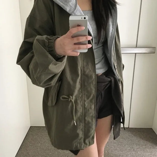 *Oversized* Bow Over Short Field Jacket