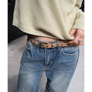 antique suede belt