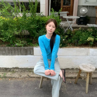 Basic Layered Long Sleeve T-shirt