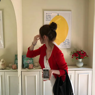 Simple Ribbed Cardigan