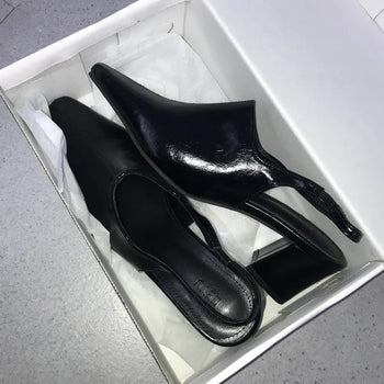 KAI SLING-BACK SHOES / High Quality In-House Production / Guaranteed Comfort / 6CM Platform Heel