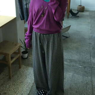 [UNISEX] Logan Striped Elastic Waist Pants
