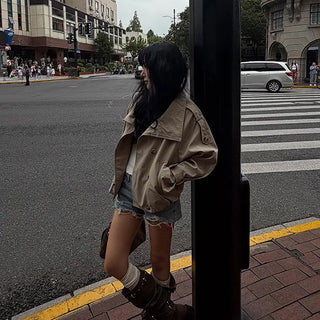Needs Trench Short Jacket