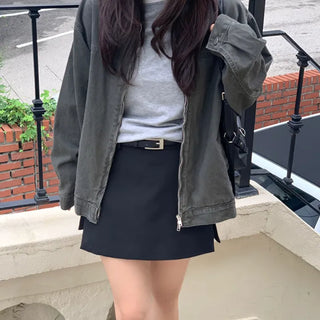 Vintage Washed Cotton Trucker Jacket