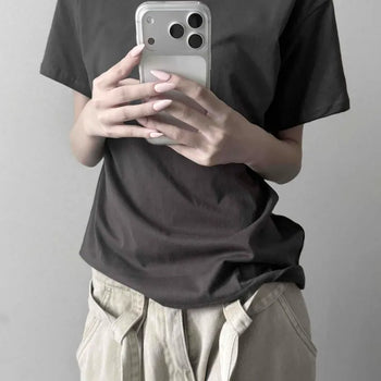 Grow Round Cotton Short Sleeve T-shirt