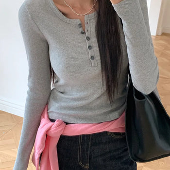 Boca Round Button T-shirt