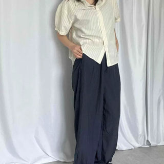 Cooling Nylon Elastic Waist Balloon Training Long Pants