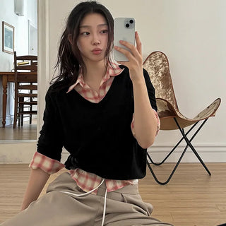 Five Autumn Deep V-Neck Knit