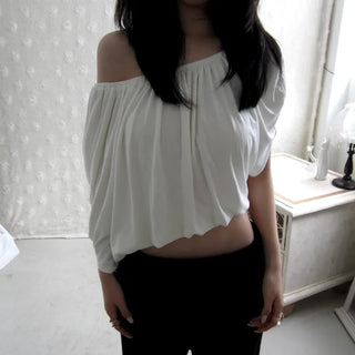 SOFT DRAPE OFF TOP (2 COLORS)