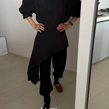 Magic Pants, High-waisted Banded Ribbed Jogger Pants