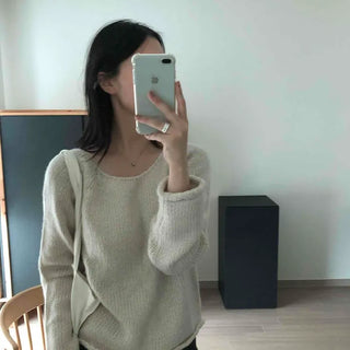 Loose Fit Round Thick Knit Set