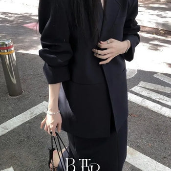 Bridge Wool Jacket (Brand Process), Tailored Single Loose Fit Main Outerwear for Autumn/Winter
