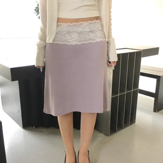 Arts Lace Midi Skirt