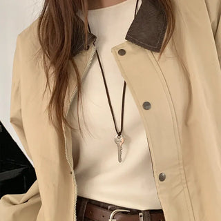 Turbine corduroy field jacket